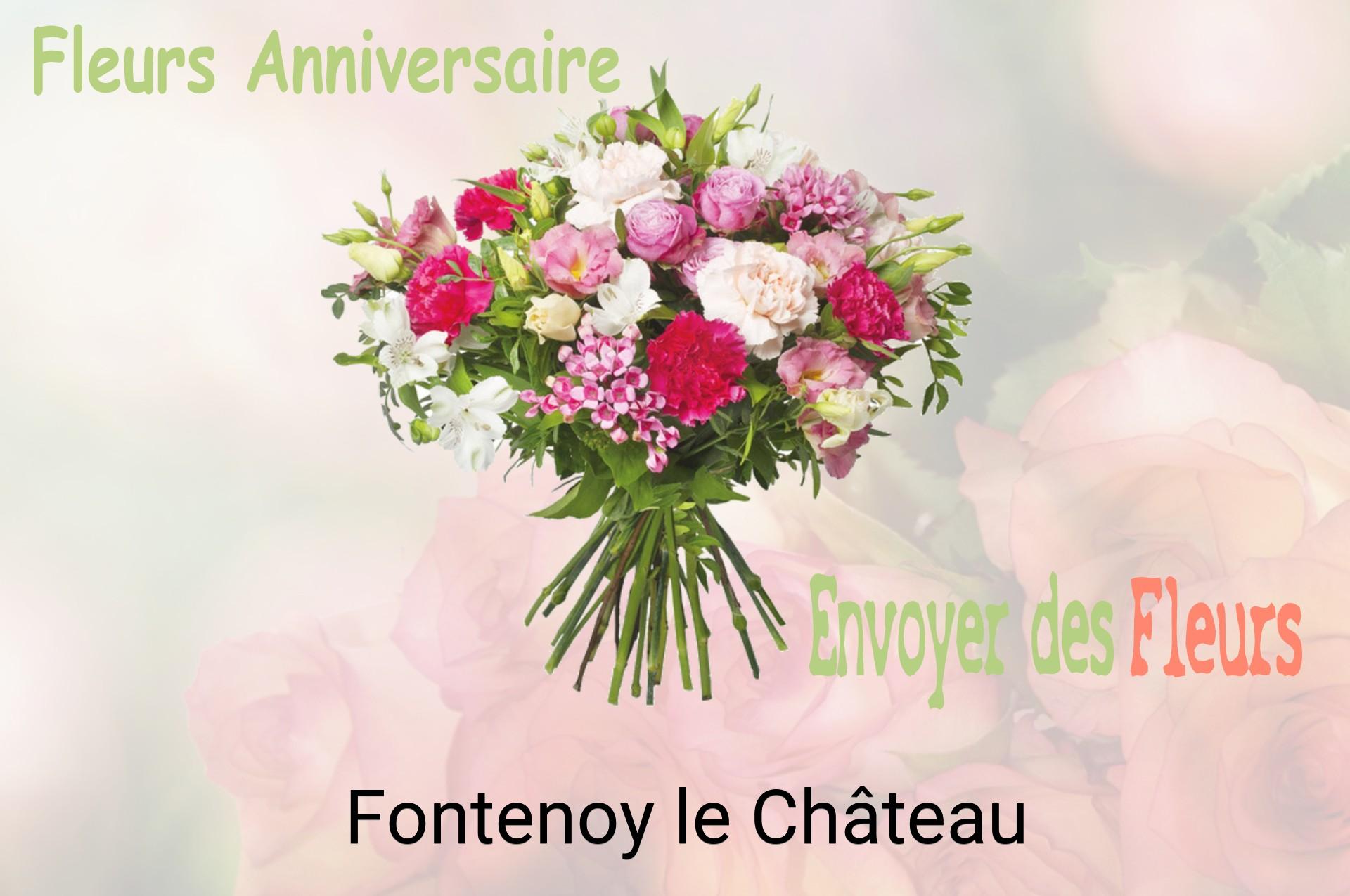 Bouquet de fleurs d’anniversaire livré à Fontenoy-le-Château