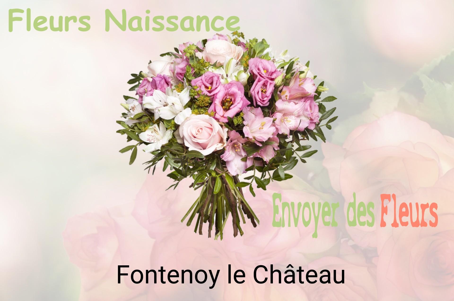 Bouquet de fleurs de naissance livré à Fontenoy-le-Château